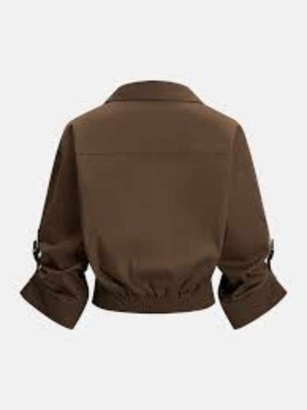 Cropped Collar Buttoned Shirts - Picture 2 of 10